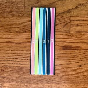 Under Armour Multicolor Athletic Hair Bands - Pink, Blue, Green, Yellow, Peach